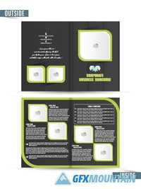 Business flyers or brochures with creative design