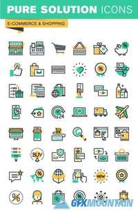 Thin line flat design of icons6