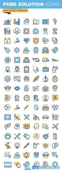 Thin line flat design of icons6