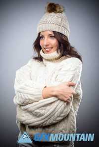 Woman in winter fashion