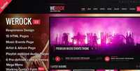 ThemeForest - WeRock v2.0 - Ajax Music Radio Streaming & Event HTML Template - 6629190