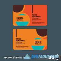Certificate business cards menu, business template