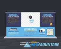 Business flyer brochure banner roll up2