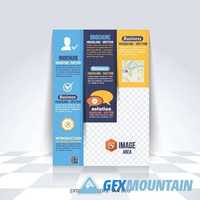 Business flyer brochure banner roll up2