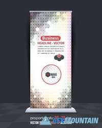 Business flyer brochure banner roll up2