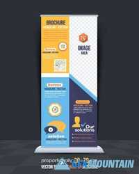 Business flyer brochure banner roll up2