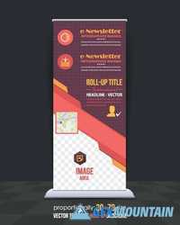 Business flyer brochure banner roll up2