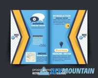 Business flyer brochure banner roll up2