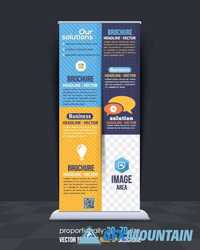 Business flyer brochure banner roll up2