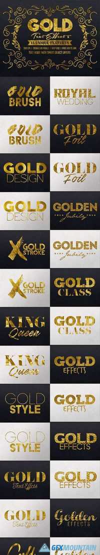 GraphicRiver - Gold Text Effects Gold 14484610