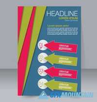 Brochures flyer template design12