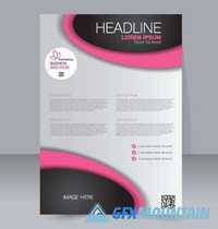 Brochures flyer template design12