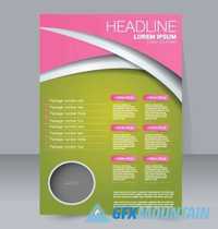 Brochures flyer template design12