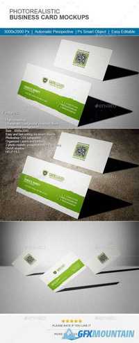 Photorealistic Business Card Mock-Up 11470833