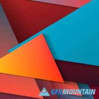 Abstract colorful geometry background2