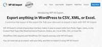 WP All Export Pro v1.1.1 - Export anything in WordPress to CSV XML or Excel