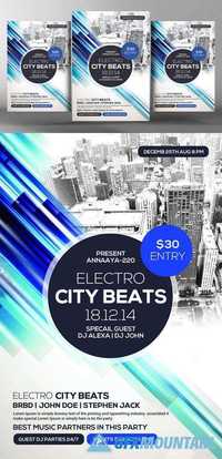 City Beat Party Flyer Template 416319