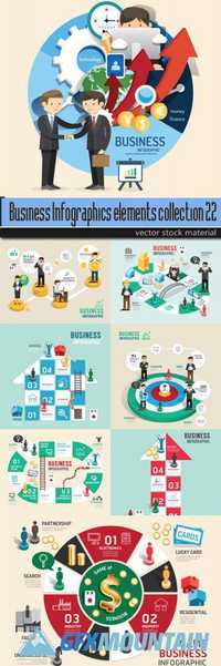 Business Infographics elements collection 22