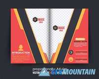 Business flyer brochure banner roll up4