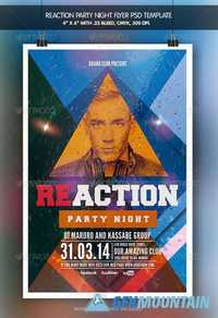 Reaction Party | Flyer Template 6927022