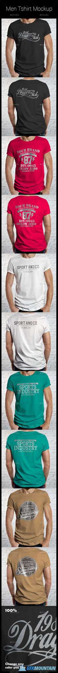 Men T-Shirt Mockup | T-shirts 10406278