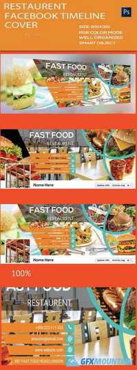 Restaurant Facebook Timeline Cover 14909320