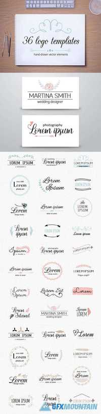 Vector logo templates. Logotypes 536373