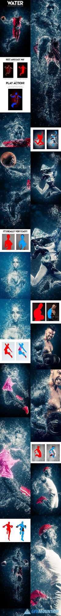 GraphicRiver - Water Photoshop Action 14827664