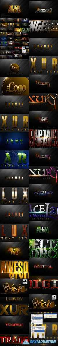 GraphicRiver - Bundle Luxury Text Styles V13 15072118