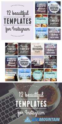 12 beautiful templates for Instagram 566302