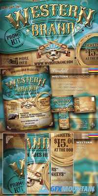 Vintage Western Brand Flyer Kit