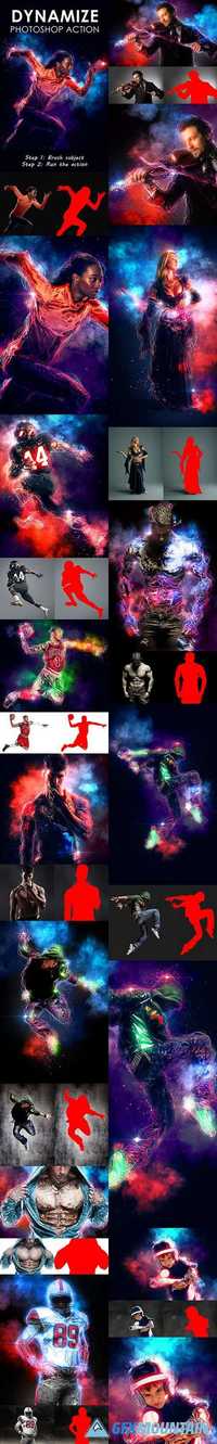 GraphicRiver - Dynamize Photoshop Action 15109155