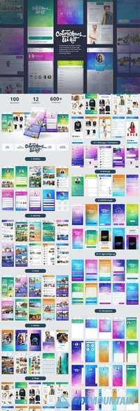 ColorChaos IOS Mobile UI kit 527901