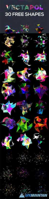 30 Abstract Polygon Shapes