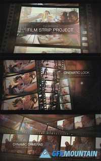 Film Strip Slideshow After Effect Template