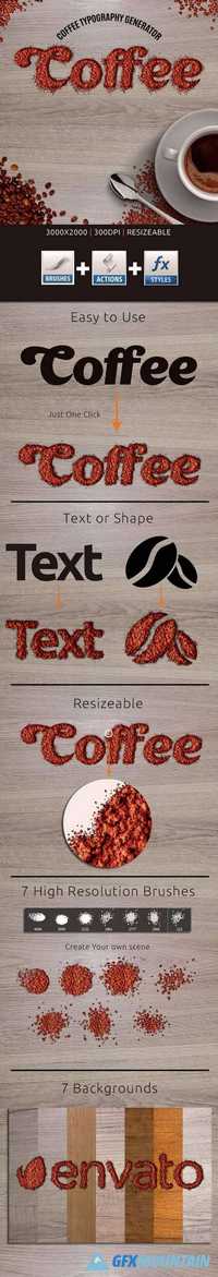 GraphicRiver - Coffeegraphy - Coffee Typography Generator 15129320