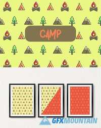 Camp icon pattern -  551639