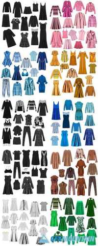 Female Clothes Isolated