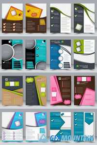 Abstract Flyer Design Background. Brochure Template 2