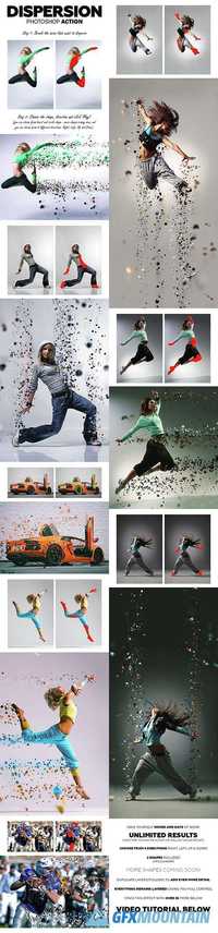 Graphicriver Dispersion Photoshop Action 14947704