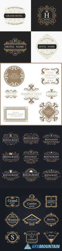 Set Luxury Logos  582691
