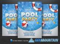 Pool Party Flyer 582208