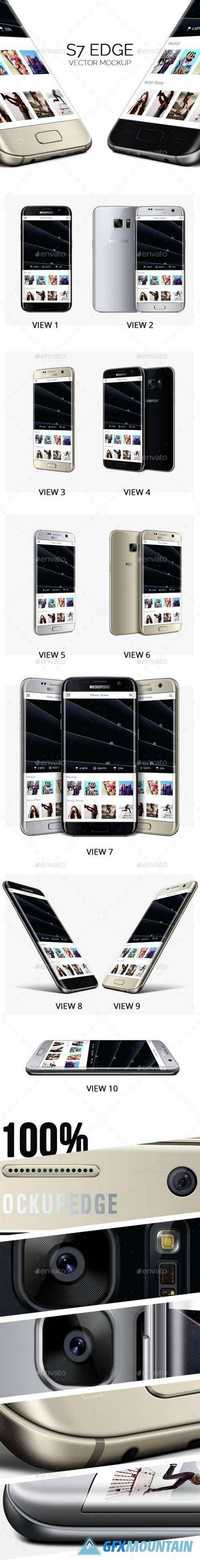 Galaxy S7 Edge Vector Mockup 15246705