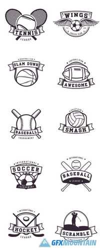 Vintage Sport Logo Badge