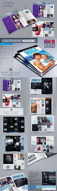 Multipurpose Magazine Template 593337