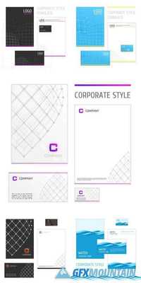 Corporate Identity Template - Folder, Business Card, Envelope and Letterhead