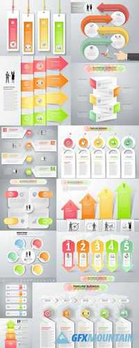 Infographics Design - Number Options, Graphic or Website Layout