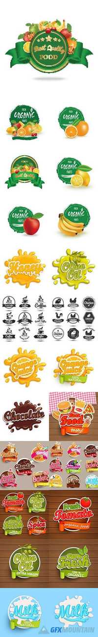 Food Labels creative design