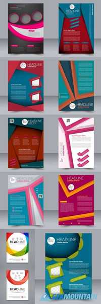 Abstract Flyer Design Background - Brochure Template