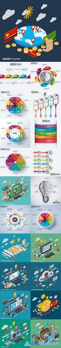 Isometric and infographic design